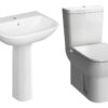 VitrA S20 4-Piece Ceramics Suite (Fully Shrouded WC) (Qty x6)