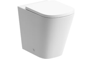 London Back To Wall WC & Soft Close Seat w/Chrome Finishes